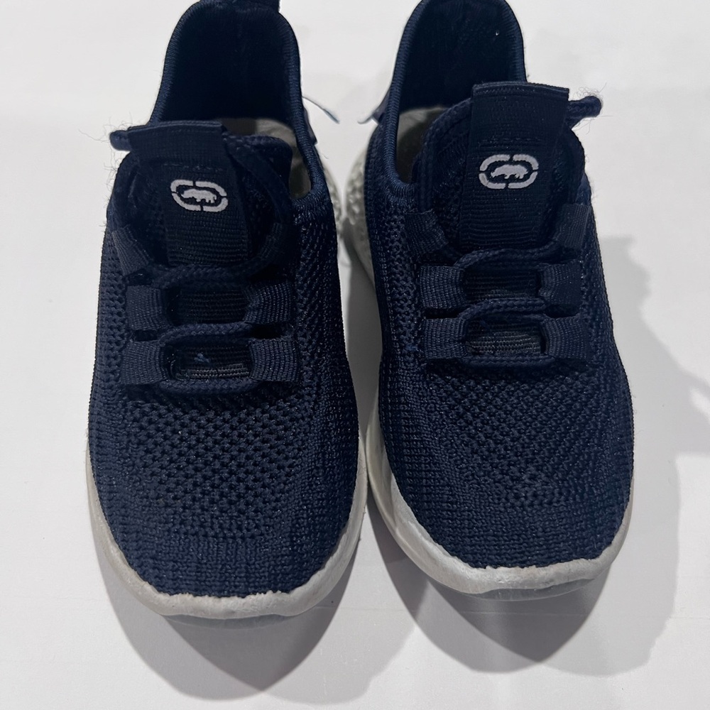 Ecko Unltd Navy Knit Sneakers Toddler Size 7 Slip On
